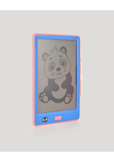 10 İnch Şeffaf Lcd Dijital 4 Adet Çizim Kartlı Tablet-mavi Mavi