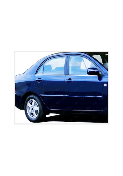 Famsotomotiv Toyota Corolla Uyumlu Krom Cam Çıtası 4 Prç. 2002-2007 P. Çelik