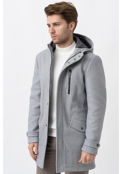 White Stone Bogotá 242401 Slim Fit Kaban Gri-Gri