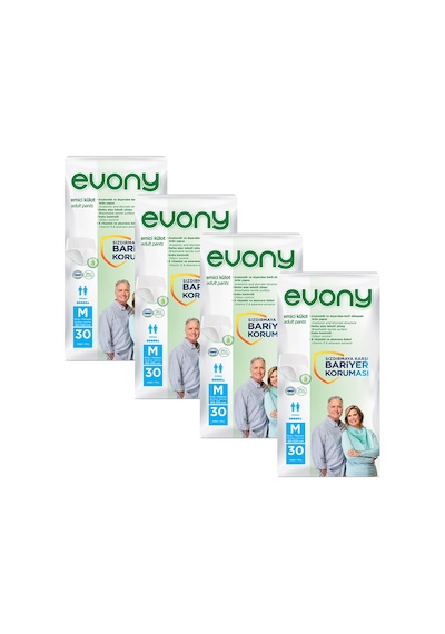 Emici Külot Unısex Medıum 30x4'lü 120 Adet Tek Ebat