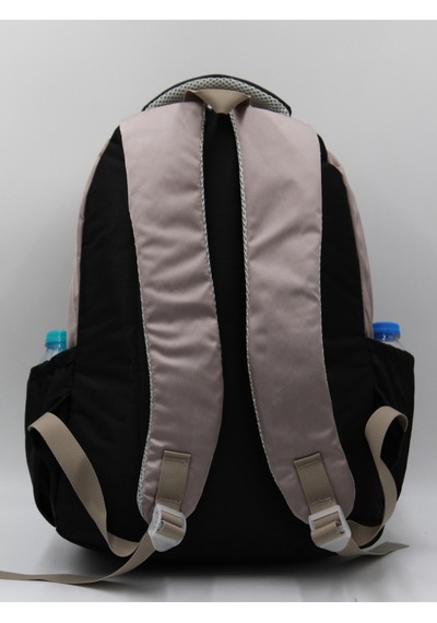 Bevitton Özel Su İtici Kumaş Unisex Vizon-siyah Okul Çantası 34400