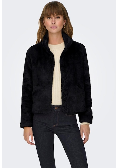 Only 15295423-fw Onlnewvıda Faux Fur Jacket Cc Otw Kadın Kürk Mont 15295423-R4306 Siyah