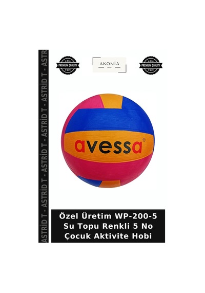 Özel Üretim Wp-200-5 Su Topu Renkli 5 No Çocuk Aktivite Hobi