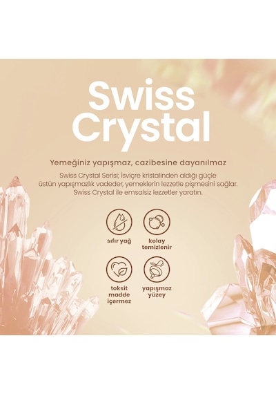 Emsan Swiss Crystal Karnıyarık Tenceresi 26 CM
