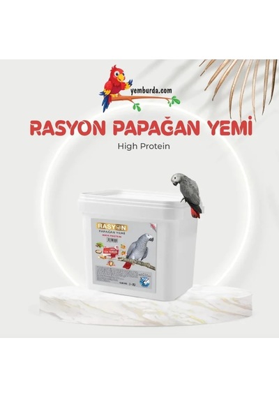 Rasyon High Protein Papağan Yemi - 1 Litre