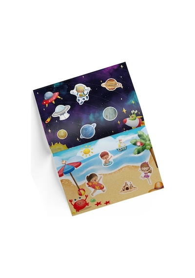 Yükselen Zeka Tükenmeyen Stickers Kitabım