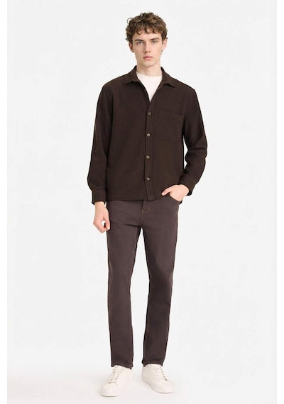 Defacto Regular Fit Flanel Gömlek G8116ax25wnbn339 Kahve-bn339