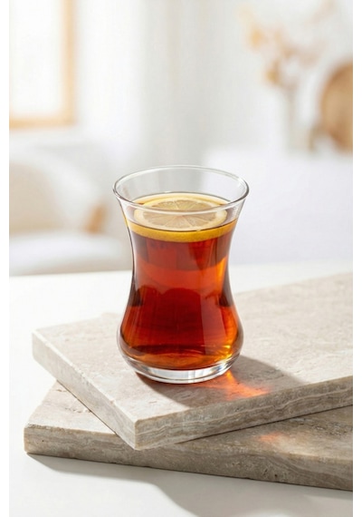 LAV Demet Cam Çay Bardağı  6 Kişilik 135 ml