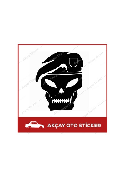 Komando Kuru Kafa Sticker Komando Sticker Kurukafa Oto Sticker