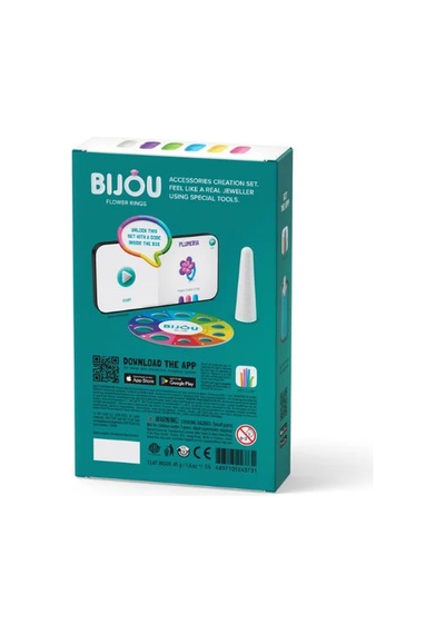 Hey Clay Yaratıcı Kil Seti - Flower Rings Çok  Renkli