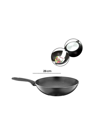 28 Cm Granit Şef Tava Açık Bej