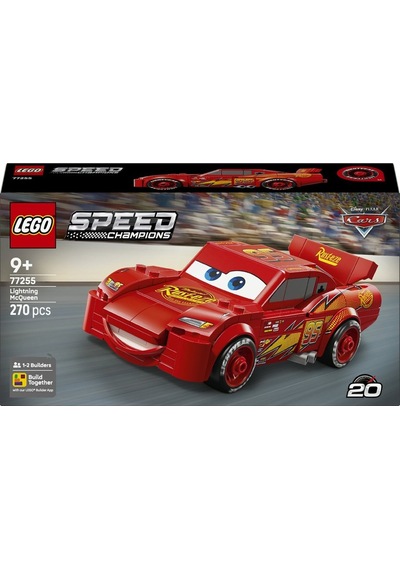Speed Champions Şimşek Mcqueen 77255 9 Yaş Ve Üzeri Çocuklar İçin Yaratıcı Oyuncak Yapım Seti 270 Parça