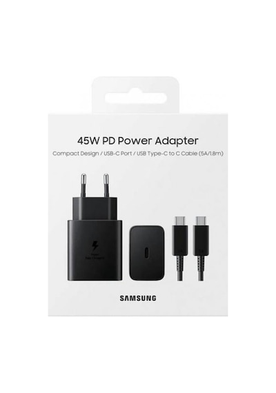 45w Süper Hızlı  Şarj Cihazı Adaptör + Kablo Ep-t4510xbegeu A36 / A56