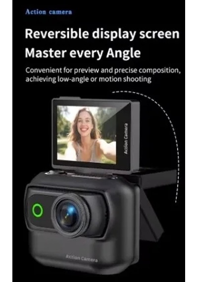 Magicool 1080p Dijital Video Kamera 32gb Kart Dijital Vlog Fotoğraf Makinesi Türkçe Siyah