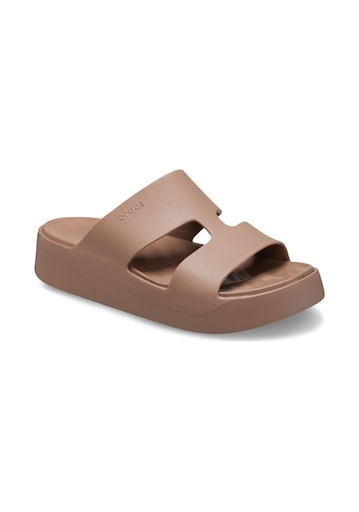 Crocs Getaway Platform H-strap Kadın Terlik Cr209409 Crc.2q9 Kahverengi