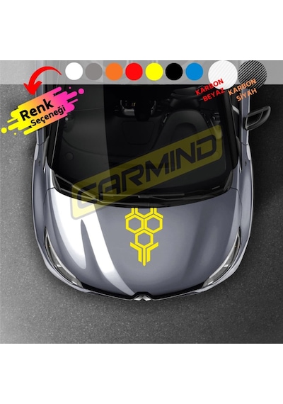 Carmind Petek Ön Kaput Sticker