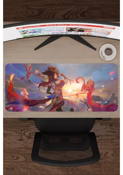 Chasca Genshin Impact Anime Gacha V2 - 70x30 Xl Gaming Mouse Pad Fare Altlığı