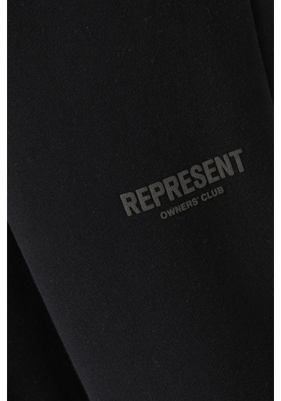 Represent Owners Club Sweatpants, Pamuk Fleece Eşofman Altı, Rahat Ve Şık Siyah
