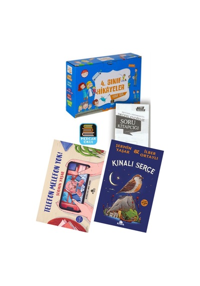 4. Sınıf Hikayeler Okuma Seti 10 Kitap & Telefon Melefon Yok &...
