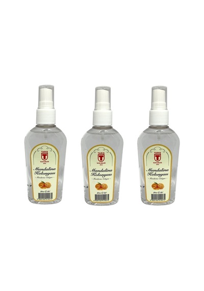 Tariş 80 Derece Mandalina Kolonyası Sprey Pet Şişe 80 ML x 3