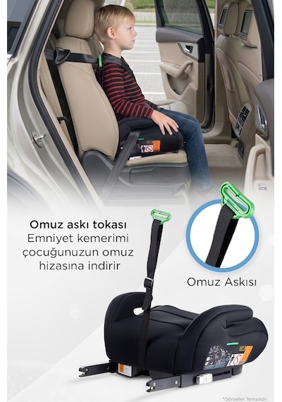 Prego Hera 15-36 Kg Emniyet Kemeriyle Kullanılabilen İsofixli Yük
