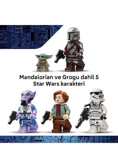 LEGO® Star Wars: Mandalorian ve Grogu™ Razor Crest™ 75447 - 10 Yaş ve Üzeri Çocuklar için Yaratıcı Oyuncak Yapım Seti (930 Parça)