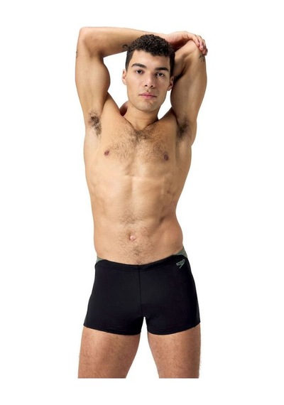 Speedo Hyperboom Splice Aquashort Erkek Yüzücü Mayosu Siyah