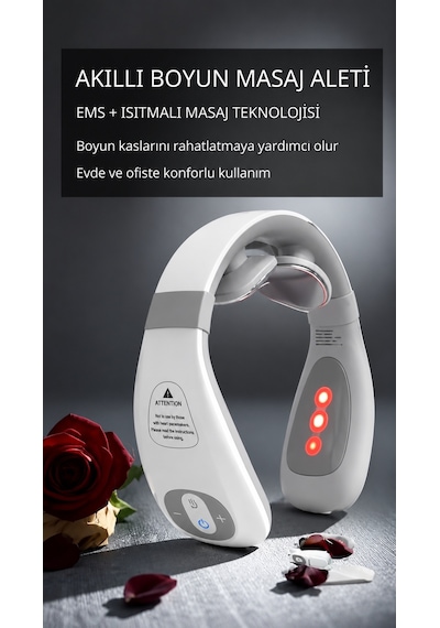 Eldi Medikal 6 Modlu Isıtmalı Wellness Teknolojisi Boyun Ve Omuz Masaj Cihazı