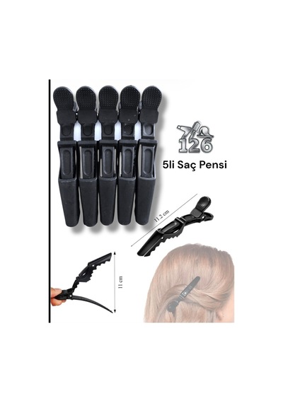 5 Li Saç Pensi Siyah