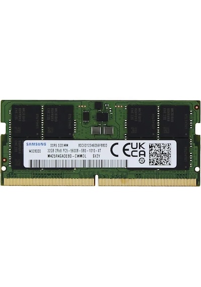 Samsung M425r4ga3eb0-cwmol 32 Gb Ddr5 5600 Mhz Cl46 Sodımm Ram