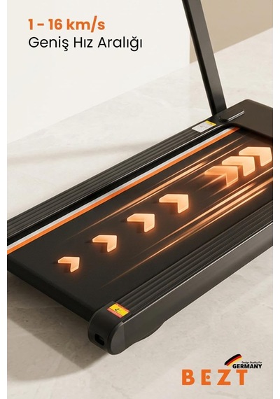 Run Smart Pro 3.5 Hp Otomatik Eğimli Katlanabilir Soğutucu Fanlı Koşu Bandı 160 Kg Kapasite / 120cm X 50 Cm Geniş