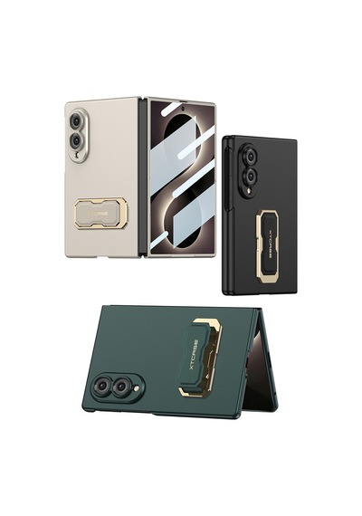 Galaxy Uyumlu Z Fold 8 Kılıf Pazarplus Kıpta Kpt-03 Sert Pc Kılıf Titanyum