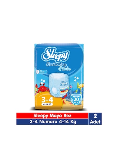 Sleepy Mayo Bez 3-4 Numara 20x2 40 Adet