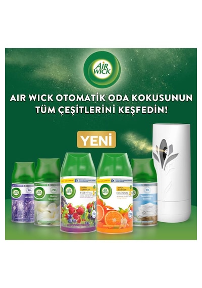 Air Wick Kırmızı Orman Meyveleri Oda Kokusu Freshmatic Yedek Spreyi 6x250 Ml Kırmızı Meyveli Çiçeksi