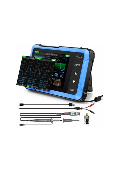 Mini Osiloskop 10 Mhz 48 Ms/s Fnırsı Dso-510 Sinyal Jeneratörlü