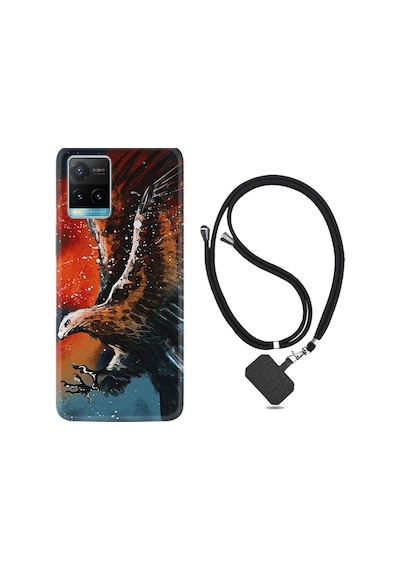 Vivo Y21 Kılıf Boyun Askılı Kartal Uçarken 1718