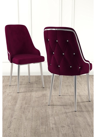 Canisa Tia Serisi, Siyah Mermer 80x132 Açılabilir Mdf Yemek Odası Takımı 4 Mürdüm Sandalye Gümüş Detay Masa Siyah Mermer Desen Sandalye Mürdüm Canisa Tia Serisi, Siyah Mermer 80x132 Açılabilir Mdf Yemek Odası Takımı 4 Mürdüm Sandalye Gümüş Detay Masa Siyah Mermer Desen Sandalye Mürdüm