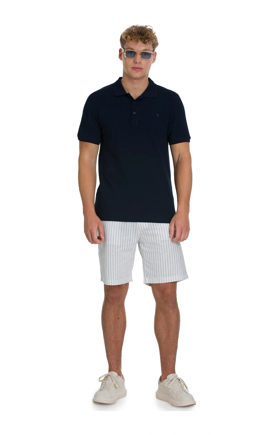 Hatemoğlu Lacivert Regular Fit 100% Pamuklu Polo Yaka Tişört 35214 659126