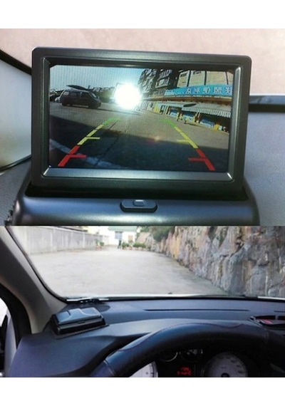 Geri Görüş Monitörü 4.3" Katlanabilir Ekran