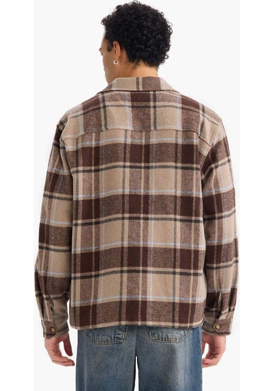 Defacto Boxy Fit Kareli Flanel Uzun Kollu Gömlek G4744ax25wnbn339 Kahve-bn339 Defacto Boxy Fit Kareli Flanel Uzun Kollu Gömlek G4744ax25wnbn339 Kahve-bn339