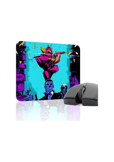 Kat Ana Zero Kaymaz Dikişli Kauçuk Oyuncu Mousepad V1 - 22x18 Gaming Mouse Pad Fare Altlığı