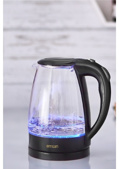 Emsan Speedy 1.8 LT Cam Gövdeli Işıklı Su Isıtıcı Kettle
