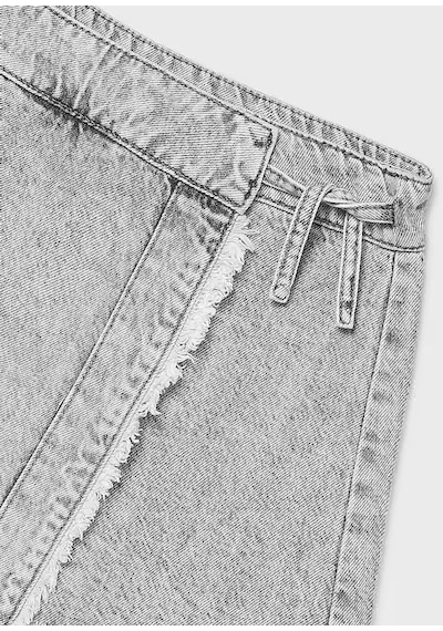 Mayoral Kız Çocuk Denim Şort Etek 6903 Gri