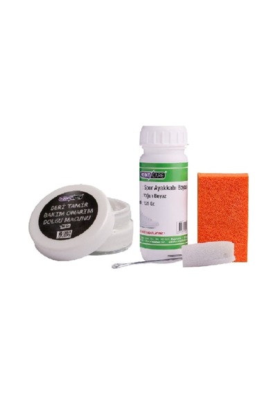 Point Care 3'Lü Set Beyaz Ayakkabı, Mont, Direksiyon, Deri Boyası (548464055)