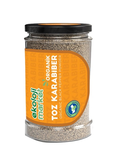 3 Adet Ekoloji Market Organik Toz Karabiber 100 G
