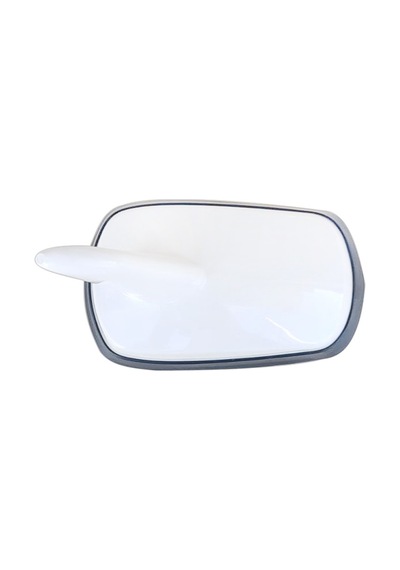 Balık Sırtı Yapıştırma Süs Anteni Dekoratif Oto Anten Audi Tip 9cm Beyaz Üniversal YES-030