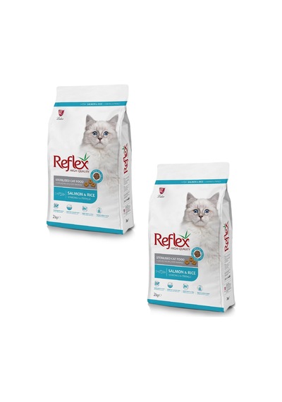 Reflex Sterilised Salmon Rice Balıklı Kısırlaştırılmış Yetişkin Kedi Maması 2 x 2 KG