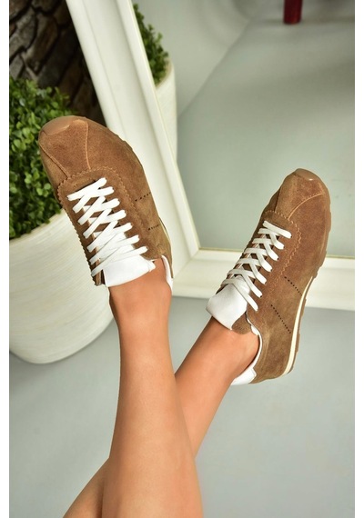Fox Shoes U312311602 Taba Hakiki Süet Spor Ayakkabı Taba-süet Çok Renkli