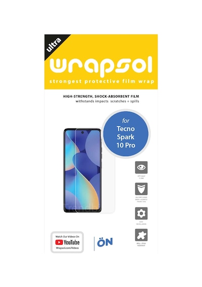 Tecno Spark 10 Pro Ekran Koruyucu Tam Kaplayan Poliüretan Film