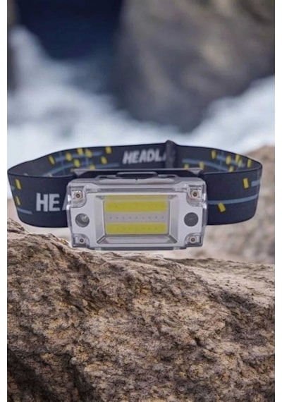 Kafa Lambası Led Fener Pratik Taşınabilir Ayarlanabilir Usb Şarjlı Çok Renkli